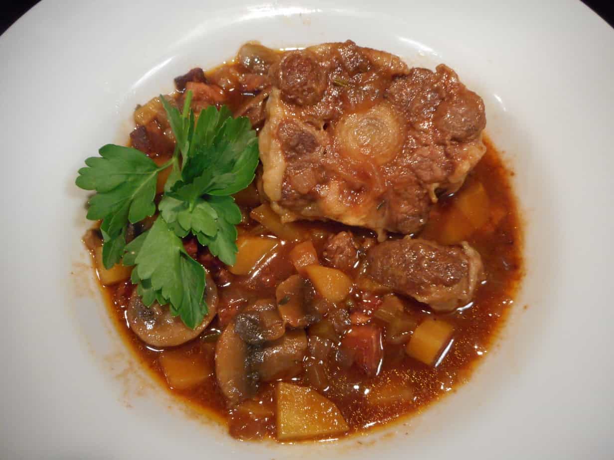 Porter Pancetta Porcini Oxtail Stew
