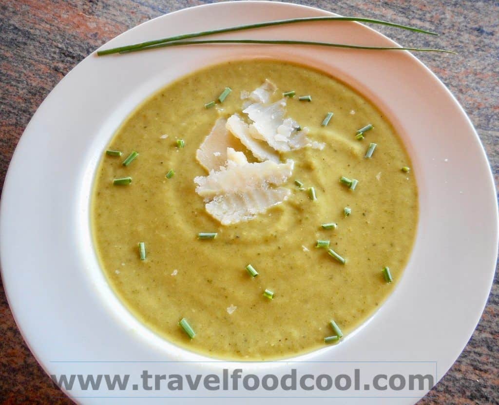 Fresh Zucchini Basil Soup!