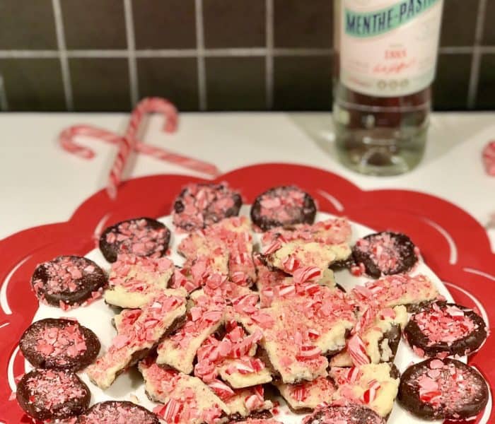 Candy Cane Bark and Boozy Buttons