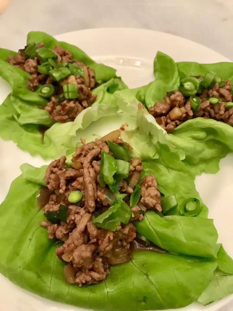 Asian Chicken Lettuce Cups TravelFoodCool