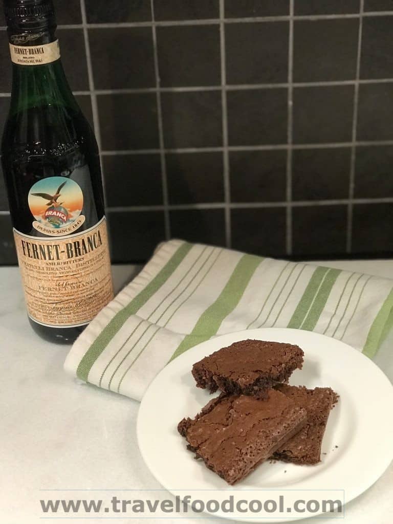 Fernet Boozy Brownies TravelFoodCool