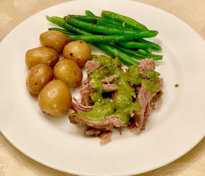 Slow Cooked Lamb and Potatoes