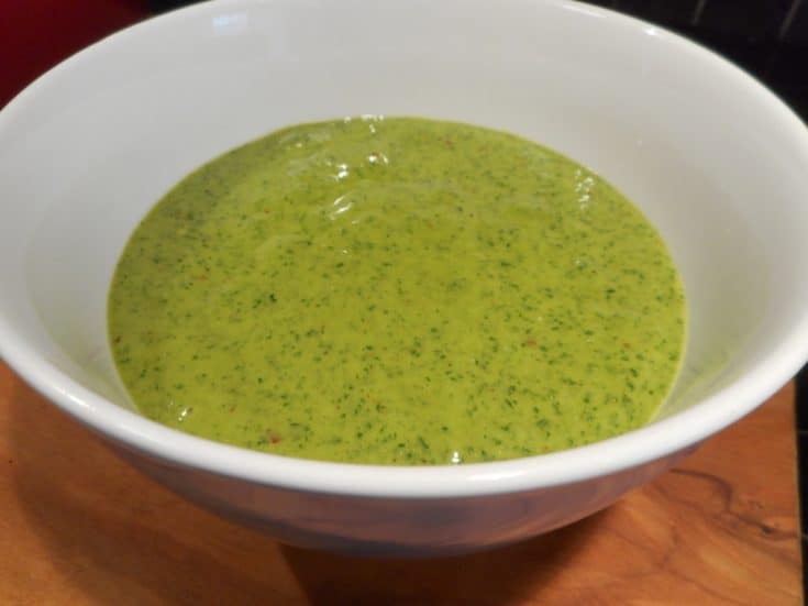 Fresh Mint Herb Sauce