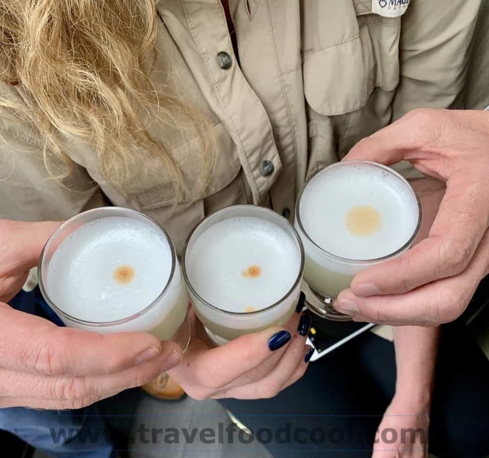 Pisco Sours with Juan TravelFoodCool