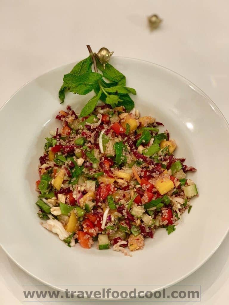 Thai Quinoa Salad TravelFoodCool