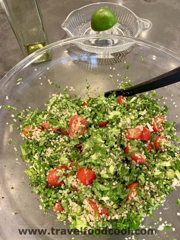  Quick Quinoa Tabbouleh Salad TravelFoodCool
