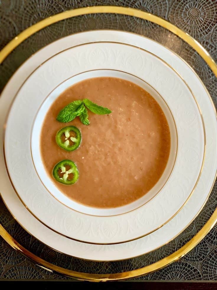 Strawberry Tomato Gazpacho