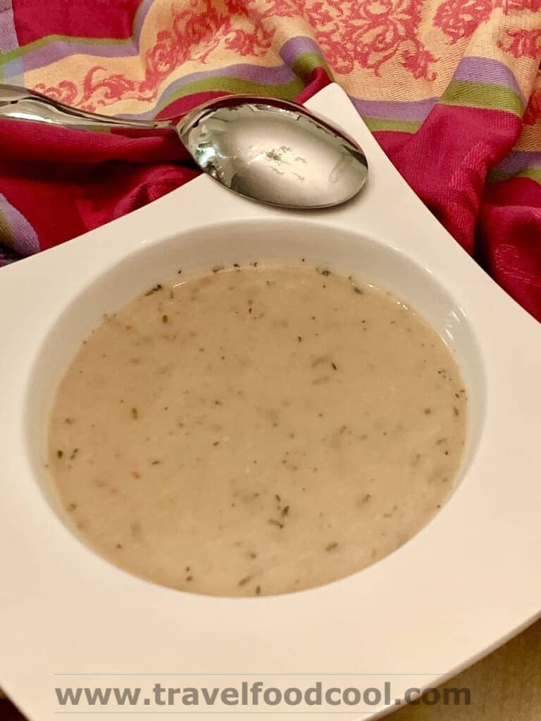 Tuscan Cannellini Rosemary Soup TravelFoodCool